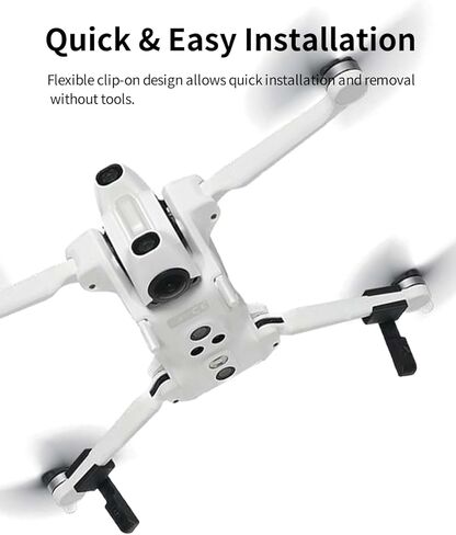 Foldable Landing Gear Extensions for Insta360 Shadow Wing Antigravity A1, 3cm Height Lift, Anti-Scratch & Anti-Wear Landing Protection, Lightweight 8g, Easy to Install, Foldable Storage, Black in Kuwait