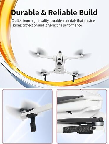 Foldable Landing Gear Extensions for Insta360 Shadow Wing Antigravity A1, 3cm Height Lift, Anti-Scratch & Anti-Wear Landing Protection, Lightweight 8g, Easy to Install, Foldable Storage, Black in Kuwait