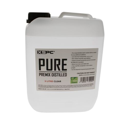 XSPC Pure Premix Distilled PC Coolant, 5 Liter, Clear in Kuwait