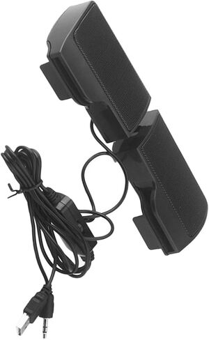 USB Clamping Computer Speakers for Laptop and Desktop, Compact Portable USB-Powered Office Music Speaker with 3. Voltage, Compatible with Monitors and Notebooks for Home and Work in Kuwait