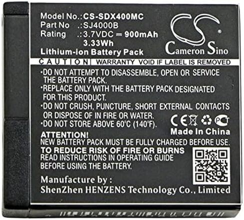 3.7V High-Performance Replacement Battery for Forever SC-200 SC-220 SC-210 SC-100 SC-400 SC-310 SC-300 with S009/900mAh in Kuwait
