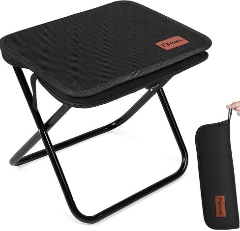 Portable Folding Stool Chair – Lightweight Compact Camping Stool with Carry Bag, Heavy Duty 265 lbs, Pocket Chair for Hiking, Backpacking & Travel in Kuwait