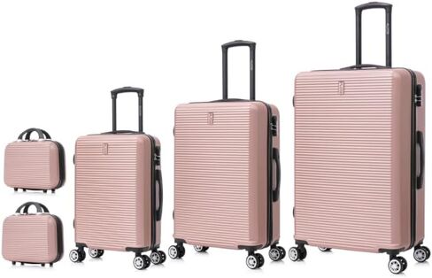 20 بوصة Cary-on Luggage + حقيبة مستحضرات التجميل مع قذيفة صلبة | 20 "حقيبة مقصورة سحرية معتمدة من COSMETACTER in Saudi Arabia