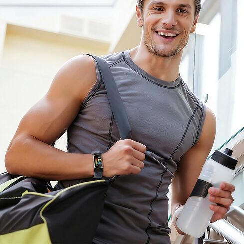 حزام Maledan القابل للتمدد متوافق مع Fitbit Charge 6/Charge 5 Band للنساء والرجال، سوار منسوج من النايلون القابل للتمدد وحزام معصم بديل لسوار Fitbit Charge 5/6 لتتبع اللياقة البدنية، رمادي in Kuwait