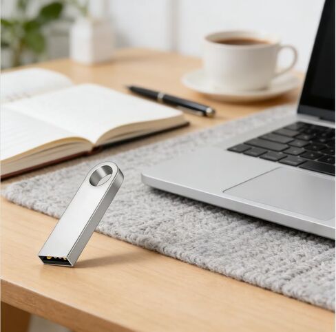 Generic 8GB Metal USB Flash Drive Portable Data Storage Thumb Drive with Scratch-Resistant Shell and Lanyard Hole in Kuwait