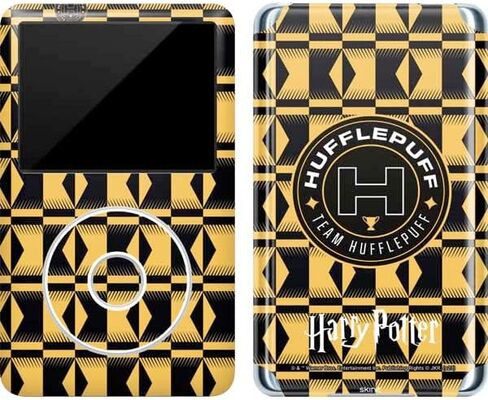 Skinit Decal MP3 Player Skin Compatible with iPod Classic (6th Gen) 80GB - Officially Licensed Warner Bros Team Hufflepuff Design in Kuwait
