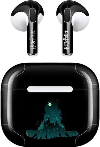 غلاف صوتي من Skinit متوافق مع Apple AirPods (الجيل الثالث، 2021) - تصميم قبعات وهوجورتس مرخص رسميًا من Warner Bros in Kuwait