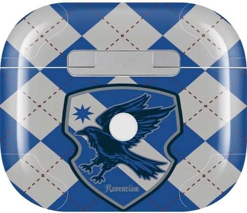 غلاف صوتي من Skinit متوافق مع Apple AirPods (الجيل الثالث، 2021) - تصميم Ravenclaw Crest المرخص رسميًا من Warner Bros in Kuwait