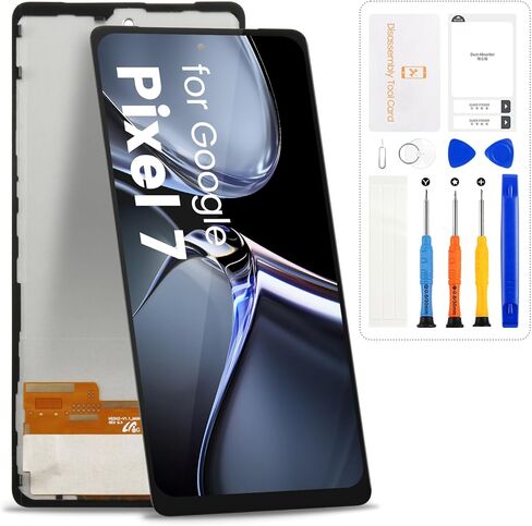 for Google Pixel 7 Screen Replacement for Pixel 7 LCD Display GVU6C GQML3 Digitizer Screen Touch Assembly Repair Parts with Frame,Incell,No Fingerprint Funtion in Kuwait