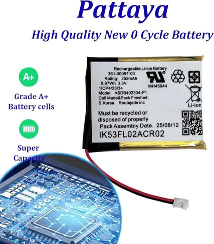 Pattaya 361-00097-00 Battery Replacement for Garmi n Feni x 5/5 Plus/6/6 Pro/Forerunner 935 945 Approach S60 Smartwatch Watch in Kuwait
