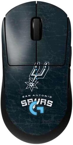 Skinit Decal Other Skin Compatible with G Pro Wireless Gaming Mouse - Officially Licensed NBA San Antonio Spurs Primary Logo Design in Kuwait