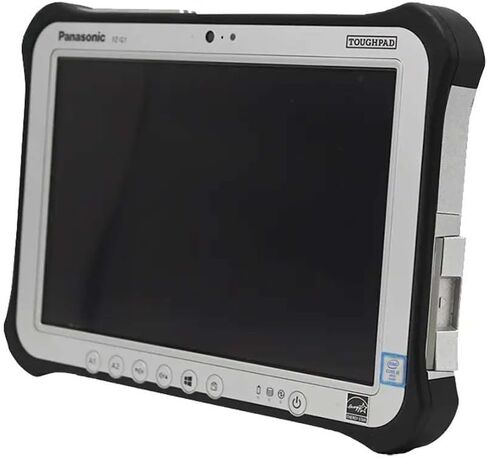 باناسونيك تاف باد جي 1، FZ-G1 MK5، معالج انتل كور i5-7300U vPro، 2.6 جيجا هرتز حتى 3.5 جيجا هرتز، 8 جيجا، 256 جيجا اس اس دي، باركود ثنائي الأبعاد (EA11)، الجيل الرابع ال تي اي، ويندوز 10 برو. in Kuwait