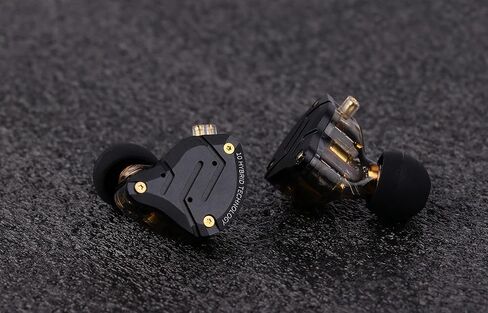 Linsoul KZ ZS10 Pro، 4BA+1DD 5 سماعات أذن HiFi معدنية داخل الأذن مع غطاء من الفولاذ المقاوم للصدأ، كابل Tripowin Zonie IEM، كابل سماعة أذن طويل 2 متر in Kuwait