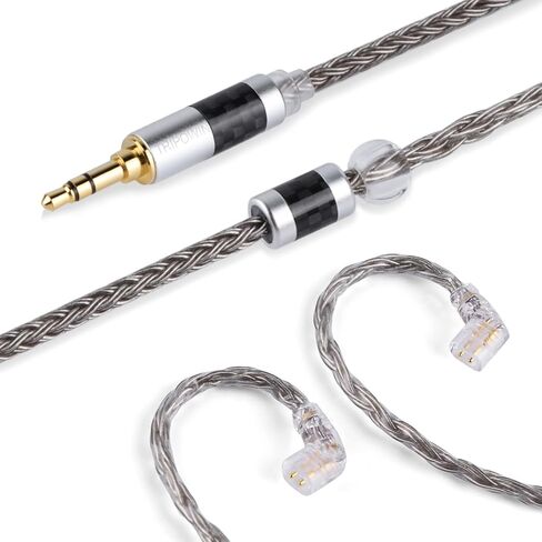 Linsoul KZ ZS10 Pro، 4BA+1DD 5 سماعات أذن HiFi معدنية داخل الأذن مع غطاء من الفولاذ المقاوم للصدأ، كابل Tripowin Zonie IEM، كابل سماعة أذن طويل 2 متر in Kuwait
