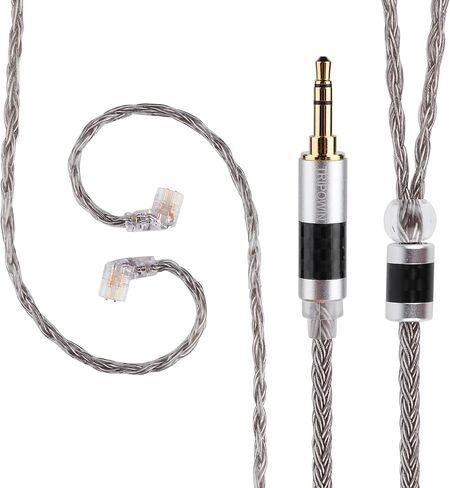 Linsoul KZ ZS10 Pro، 4BA+1DD 5 سماعات أذن HiFi معدنية داخل الأذن مع غطاء من الفولاذ المقاوم للصدأ، كابل Tripowin Zonie IEM، كابل سماعة أذن طويل 2 متر in Kuwait