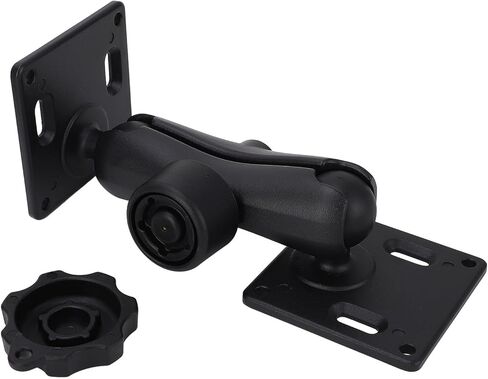 Alomejor 1.5 inch Dual Ball Mount Base, Professional Multi Angle Drill Base Mounting Solution for Tablets Phones Fishfinders, with Marine Grade Aluminum and Nylon, for Boat Vehicle in Kuwait