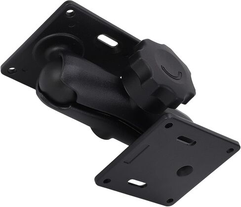 Alomejor 1.5 inch Dual Ball Mount Base, Professional Multi Angle Drill Base Mounting Solution for Tablets Phones Fishfinders, with Marine Grade Aluminum and Nylon, for Boat Vehicle in Kuwait