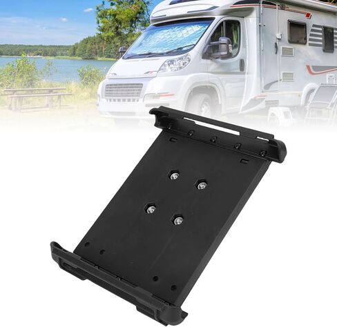 Sorandy Heavy Duty Tablet Holder, Adjustable Industrial Tablet Mount with Edge Borders, High Strength Spring Mount, Ideal for Vehicles, Trucks & Cars in Kuwait