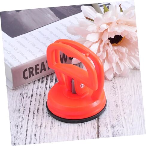 SOLUSTRE Heavy Duty Cup Glass Lifter Tool for LCD Screen Opening Pad for Smartphone and Tablet Repairs Strong Power Non- Design Orange in Kuwait