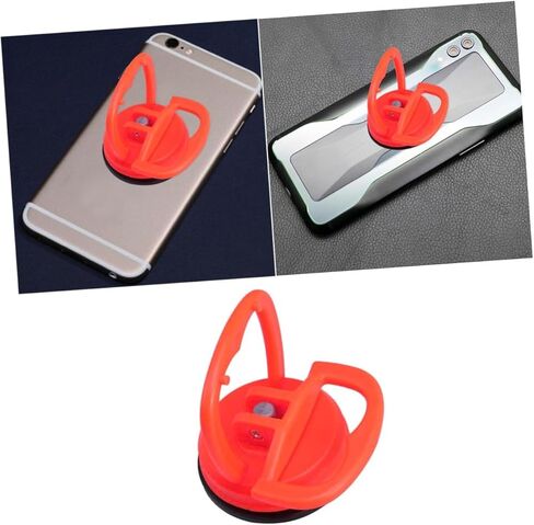 SOLUSTRE Heavy Duty Cup Glass Lifter Tool for LCD Screen Opening Pad for Smartphone and Tablet Repairs Strong Power Non- Design Orange in Kuwait