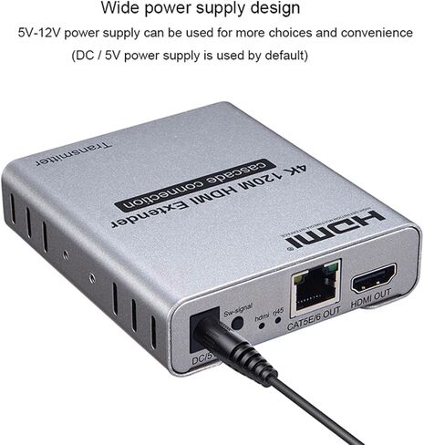 CHICHIYANG HDMI Extender 120M HDMI Network Extender RJ45 CAT5e CAT6 Ethernet Cables Splitter Support Laptop DVD TV in Kuwait