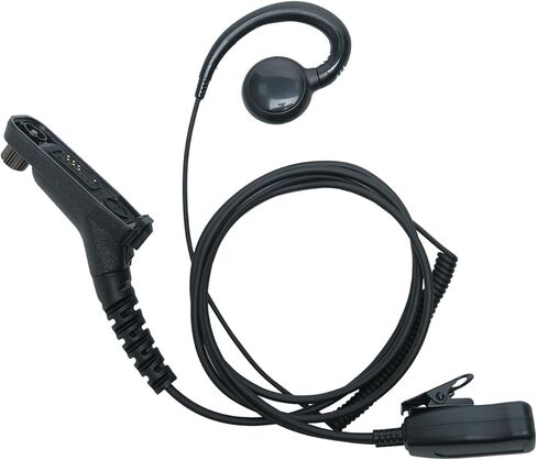 سماعة أذن على شكل C مع ميكروفون PTT متوافقة مع Motorola APX4000 APX7000 XPR6350 XPR6550 XPR7550 XPR7580 XPR7380 APX6000 جهاز اتصال لاسلكي ثنائي الاتجاه in Kuwait