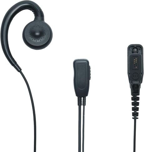 سماعة أذن على شكل C مع ميكروفون PTT متوافقة مع Motorola APX4000 APX7000 XPR6350 XPR6550 XPR7550 XPR7580 XPR7380 APX6000 جهاز اتصال لاسلكي ثنائي الاتجاه in Kuwait