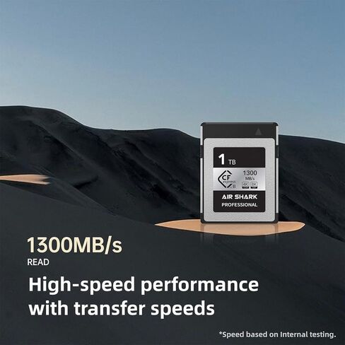 بطاقة ذاكرة CFexpress Type B احترافية، سعة 128 جيجابايت، سرعة نقل 1200 ميجابايت/ثانية، متوافقة مع تسجيل الفيديو بدقة 4K in Kuwait
