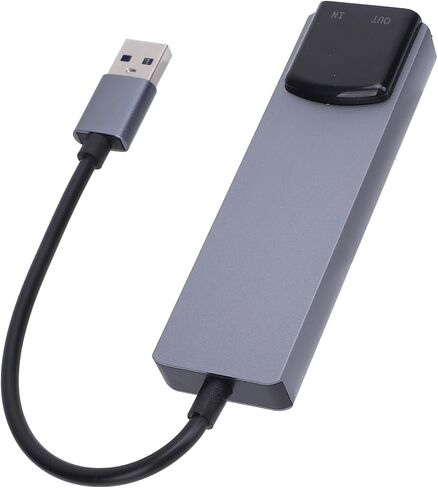 بطاقة صوت LICAEVEY USB لواجهة الصوت، محول خارجي 5.1 7.1 قناة مع مخرج إدخال بصري ومعدل أخذ العينات 48 كيلو هرتز، للمسرح المنزلي Wins 7 8 VISTA in Kuwait
