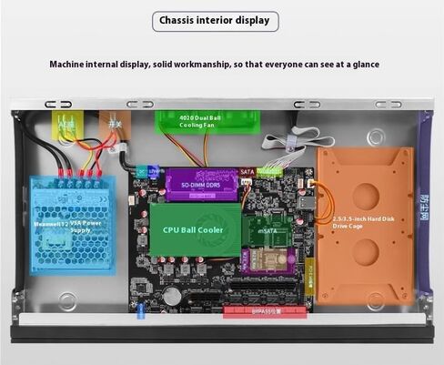 راوتر جدار حماية صغير للكمبيوتر الشخصي 1U مع جهاز جدار الحماية Intel N300، 4 * Intel 2.5 جيجابت إيثرنت، 2 x SFP+ 82599es 10 جيجابت، GPIO، فتحة SIM 1 * COM (RJ45)، دعم OPNsense (بدون ذاكرة وصول عشوائي ولا SSD) in Kuwait