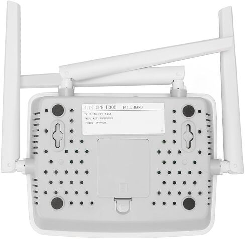 CUIFATI 4G LTE CPE WiFi Router, Portable WiFi Hotspot with 4 External Antennas and SIM Card Slot for Indoor Outdoor Coverage, Support 32 Users, Suitable for Europe Asia Africa (US Plug) in Kuwait