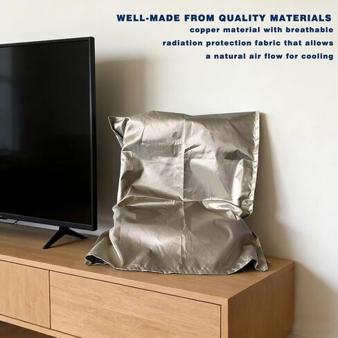 Large WiFi Router Cover Faraday Bag E M F Protection WiFi Blocker Faraday Cage for Smart Meter Cover E M F Blocker Signal Block E M F Shield 5G Protection Radio Frequency Card Holder in Kuwait