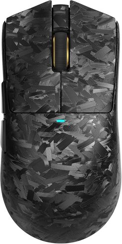ماوس ألعاب لاسلكي من ألياف الكربون ATTACK SHARK X11 Ultra 8K، Nordic 54L15 MCU، مستشعر PAW3950MAX، 59 جرام Superlight، 42000 نقطة في البوصة، ماوس BT/2.4 جيجا هرتز/ماوس سلكي مع 100 مليون نقرة، قابل للبرمجة للكمبيوتر الشخصي/Mac، أسود in Kuwait