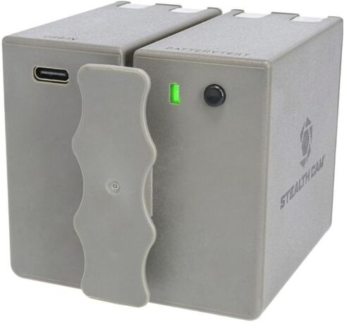 Stealth Cam 360 Cam Max Cartridge بطارية قابلة للشحن بقدرة 5400 مللي أمبير في الساعة (عبوتان) مع حزمة قارئ بطاقات الذاكرة 2 في 1 (3 قطع) in Kuwait