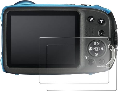قطعتان من واقي الشاشة متوافق مع كاميرا Fuji XH2S XH2 X-H2S، واقي زجاجي مقسى بحواف مستديرة صلابة 9H، طبقة شفافة كريستالية رفيعة للغاية 0.3 مم، مضادة لبصمات الأصابع ومضادة للخدش in Kuwait