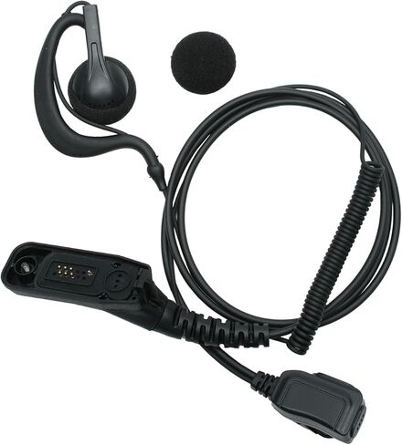 10 Pack APX6000 Headset Earpiece with Mic Compatible with Motorola MTP850 MOTOTRBO XPR7550 XPR6550 XPR7580 APX4000 Radios G Shape Earhook in Kuwait