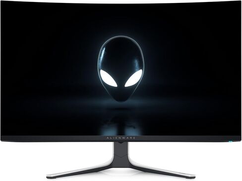 شاشة كمبيوتر Alienware Aw3225Qf مقاس 81.3 سم (32 بوصة) 3840 × 2160، W129021912 (81.3 سم (32) 3840 × 2160 بكسل 4K Ultra Hd Qd-OLED أسود، أبيض) in Kuwait