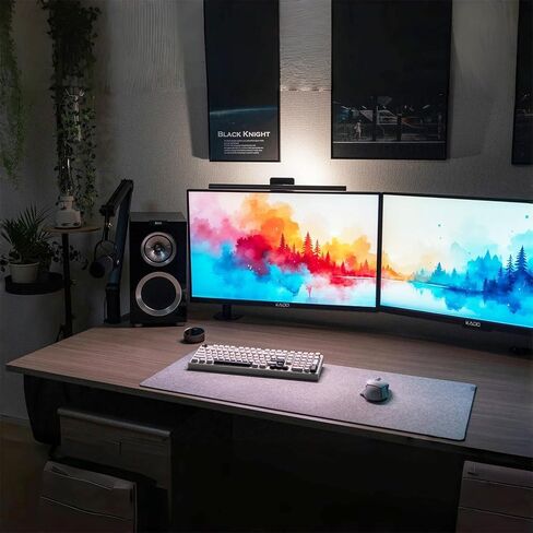 إعداد شاشة Kado المزدوجة - 2 حزمة شاشة كمبيوتر 32 بوصة 4K UHD 3840x2160 60 هرتز VESA Mount HDMI DisplayPort Office Gaming مكبرات صوت مدمجة هجينة (سلسلة U32X مزدوجة) in Kuwait