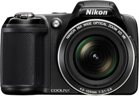 Nikon COOLPIX L810 16.1 MP Digital Camera with 26x Zoom NIKKOR ED Glass Lens and 3-inch LCD (Black) (OLD MODEL) in Kuwait