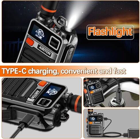 Walkie Talkies Fast Radio Unlimited Range Nationwide Long Distance 8000 Miles Handheld 4G LTE POC Two Way Radio Push to Talk Over Cellular Radio Long Range Walkie talkies (2 with SIM Card) in Kuwait