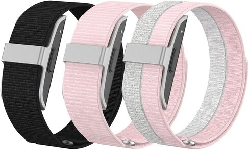 BlackPro Nylon Bands Compatible with Hume Band Replacement Strap, Two-Tone Soft Breathable Adjustable Wrist Band for Hume Health Band Strap for Hume Fitness Tracker Women Men in Kuwait