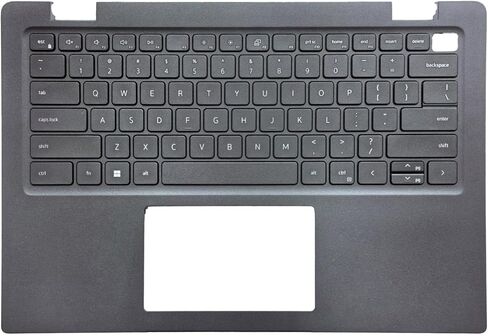 DJP76، 0DJP76 مسند راحة اليد العلوي البديل مع لوحة مفاتيح غير خلفية لجهاز Dell Latitude 15 3520، سلسلة E3520، غطاء علوي أسود in Saudi Arabia