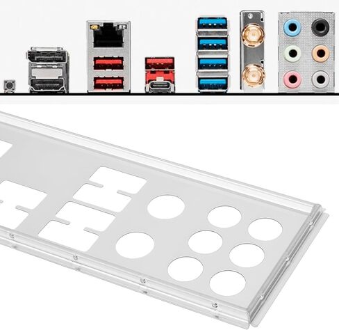 Computer Cases Backplate 16x5cm IO I/O Shield Prime B560M-A Compatible with MSI PRO B650-P in Kuwait