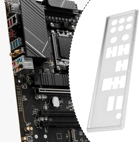 Computer Cases Backplate 16x5cm IO I/O Shield Prime B560M-A Compatible with MSI PRO B650-P in Kuwait