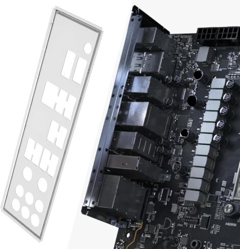 Computer Cases Backplate 16x5cm IO I/O Shield Prime B560M-A Compatible with MSI PRO B650-P in Kuwait