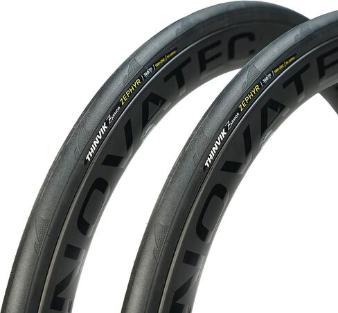 Thinvik 360TPI 220g/235g Road Bike Tires, Foldable Clincher Tyres, Lightweight Low Rolling Resistance Bicycle Tires for Racing, Training, Endurance Cycling in Saudi Arabia