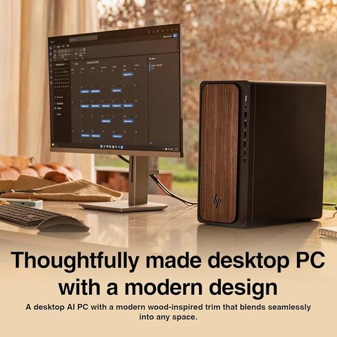 HP OmniDesk (Envy Next Brand) M03 Premium Business Next Gen AI PC Desktop (Intel Ultra 7-265 (>i9-14900), 64GB DDR5, 1TB SSD, WiFi 6, BT 5.4, DP, HDMI, Win11P) w/Wireless Keyboard & Mouse (Renewed) in Kuwait