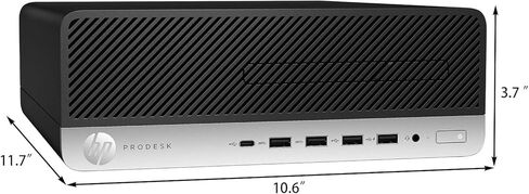 HP ProDesk 600 G3 SFF Business Desktop PC, Core i5-7500(3.40GHz-3.80GHz), 8GB RAM, 256GB SSD, WiFi, BT, Mouse & Keyboard, Windows 11 Pro (Renewed) in Kuwait