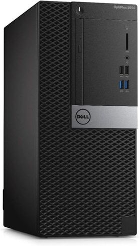 Dell Optiplex 5050 MT Tower Desktop PC, Core i7-7700 3.60-4.20 GHz, 8GB RAM, 256GB SSD, Keyboard, Mouse, USB WiFi, Win11 Pro (Renewed) in Kuwait