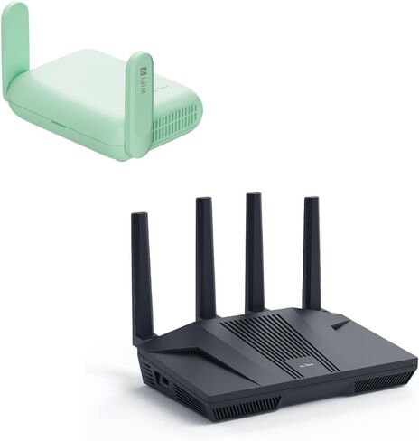 GL.iNet GL-MT3600BE (Beryl 7) Portable Travel Router & GL.iNet GL-MT6000 (Flint 2) WiFi 6 High Speed Gaming Routers in Kuwait